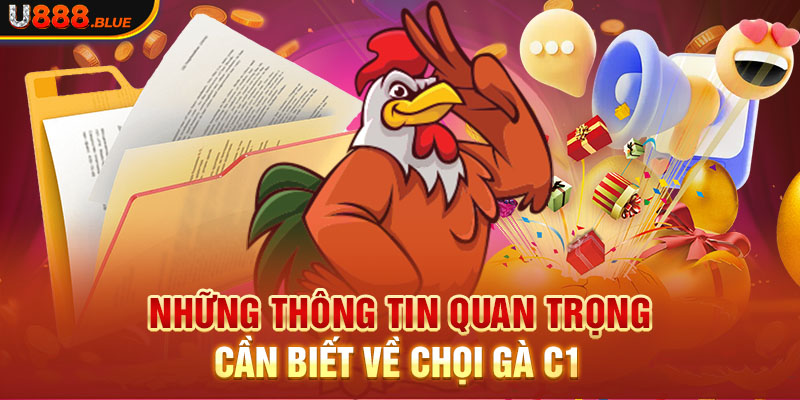 Những thông tin quan trọng cần biết về chọi gà C1